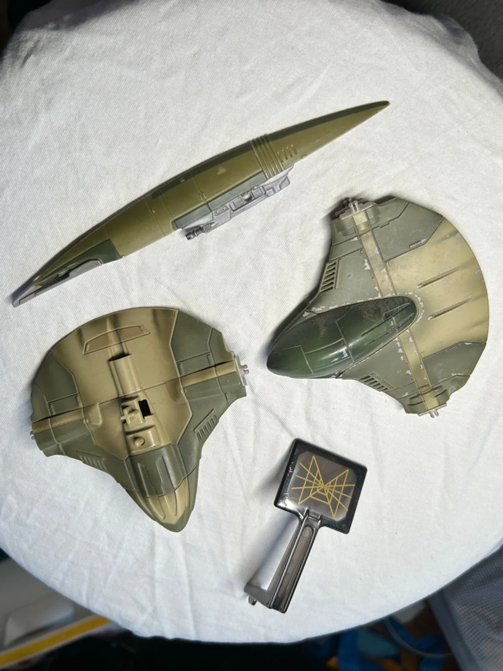 90s Toys VTG Star Wars Lot 1997-2010 Darth Maul Parts Ships Remote Hasbro Bundle